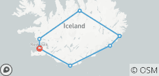  Geysers magiques (Reykjavik, Vik, Hofn), plages de sable noir de Reynisfjara, lagune du glacier de Jökulsárlón et la péninsule accidentée de Snæfellsnes. - 7 destinations 