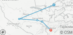  Land der Legenden: Usbekistan &amp; Tadschikistan erkunden - 5 Destinationen 