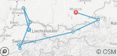  13 Dagen Zürich, Interlaken, Innsbruck, Salzburg en München en nog veel meer. - 8 bestemmingen 