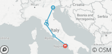  Prachtig Italië met de hogesnelheidstrein - 10 bestemmingen 