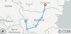  Visite de la Bulgarie dans le cadre du programme \&quot;Earthwise\&quot; : en train de Sofia à Bucarest - 7 destinations 