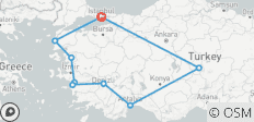  Grote rondreis door Turkije - 13 DAGEN - 9 bestemmingen 