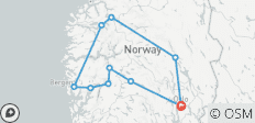  Incroyable Norvégien (Oslo - Geilo - Flam - Norheimsund - Bergen - Forde - Stryn - Geiranger - Lillehammer - Oslo) - 10 destinations 