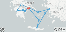  Gems of Greece &amp; Aegean Cruise - 9 days - 11 destinations 