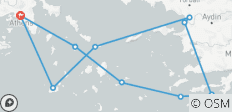  Explorateur des îles grecques Athènes → Athènes (2026) - 10 destinations 