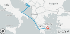  8 jours Îles Ioniennes, Dubrovnik, Kotor, Bari et plus encore au départ d\'Athènes - 6 destinations 