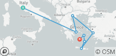  12 Días Roma y Crucero a las Islas Griegas y la costa turca - 8 destinos 