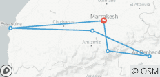  Circuit de 10 jours au Maroc à partir de Marrakech | Sahara et villes impériales - 6 destinations 