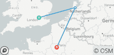  12 Day London, Amsterdam and Paris - 3 destinations 