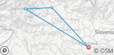  4 jours de visite autoguidée de Ljubljana avec location de voiture - 4 destinations 