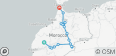  7-Days Tour From Marrakech To Tanger Via the Desert - 16 destinations 