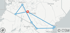  Safari de lujo en coche de 11 días por Kenia y excursión a la playa de Watamu 2026 - 8 destinos 