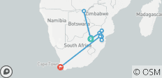  Luxury Victoria Falls, Kruger National Park and Cape Town in 12 days - 17 destinations 