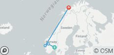  Norwegen in Kürze &amp; Mitternachtssonne - 4 Destinationen 