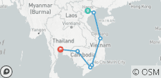  Große Tour durch Thailand, Kambodscha &amp; Vietnam - 8 Destinationen 