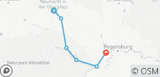  Jurasteig Ouest de Deining à Eilsbrunn - 6 destinations 