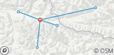  Star cycle Tour valley cycle paths Dolomites - 9 destinations 