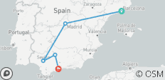  Les points forts de l\'Espagne en train - 5 destinations 