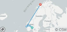  De Noorse Fjorden onder het noorderlicht (van Oslo naar Tromso) - 5 bestemmingen 