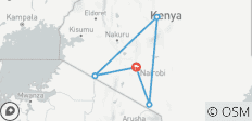  8 days Kenya Luxury Flying Safari Holiday - 5 destinations 