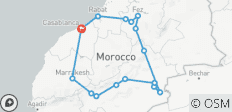  Circuit au Maroc depuis Casablanca - 9 jours - 16 destinations 