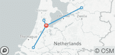  6 Day Amsterdam and Beyond Self-Adventure - 7 destinations 