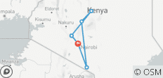  Discover Kenya in 10 Days: A Mid-Range Safari Journey - 10 destinations 