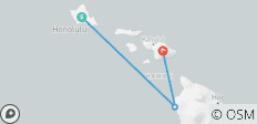  Hawaiian Adventure Three Islands featuring O\'ahu, Big Island and Maui (Honolulu, HI to Maui, HI) (2026) - 3 destinations 