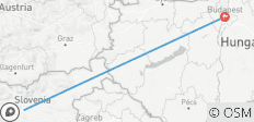  7 jours Ljubljana et Budapest en train - 2 destinations 