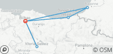  Bilbao Onoverdekt Superieur - 5 dagen - 6 bestemmingen 