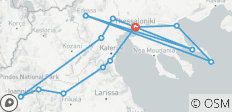  Les points forts du nord de la Grèce - Programme complet 8 jours/7 nuits - 14 destinations 