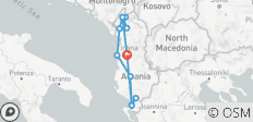  Albania Road Trip: Canyons, Cliffs &amp; Crystal Waters (13 destinations) - 13 destinations 