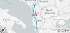  Albania Road Trip: Canyons, Cliffs &amp; Crystal Waters (8 destinations) - 8 destinations 