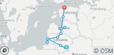  Meilleure sélection de la Baltique (circuit privé de 10 jours) - 15 destinations 