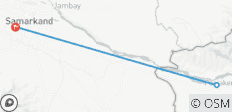  Dagtocht naar de zeven meren vanuit Samarkand - 3 bestemmingen 