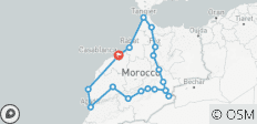  Viaje de exploración de 15 días por Marruecos (viaje privado) - 19 destinos 