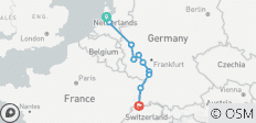  Klassische Rheinkreuzfahrt - AMADEUS Star (Amsterdam - Basel) - 10 Destinationen 