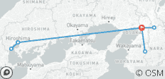  Aventure Osaka et Hiroshima - 6 jours - 9 destinations 