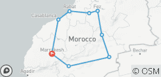  Circuit de 8 jours à travers le Maroc - 9 destinations 