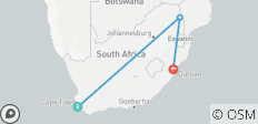  Ultiem Zuid-Afrika Golf en Safari Avontuur 12 Dagen /11 Nachten - 3 bestemmingen 