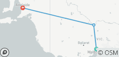  Reflections of the Murray River Melbourne → Adelaide (2025) - 3 destinations 