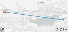  Yssyk-Kul lake 3 days tour - 3 destinations 