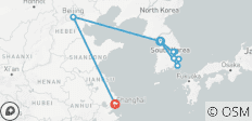  Korea, Beijing, and Shanghai - 9 destinations 