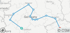  Rondreis door het hart van Duitsland, eindigend in Praag - 12 bestemmingen 