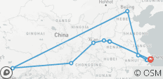  Wegen van Tibet en onvergetelijk China - 12 bestemmingen 