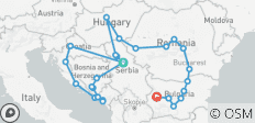  Gran Ruta de los Balcanes: siete países en tres semanas - GRUPO PEQUEÑO - 27 destinos 