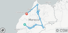  6-Days Tours From Marrakech To Casablanca Via Sahara Desert - 15 destinations 