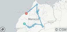  6-Day Private Tour from Marrakech To Casablanca Via Merzouga , Fes , Chefchaouen - 15 destinations 