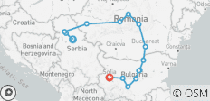  Het beste van Servië, Roemenië en Bulgarije in 12 dagen - SMALL GROUP - 15 bestemmingen 