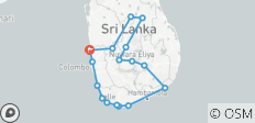  Zeitlose Wunder von Sri Lanka - 17 Destinationen 